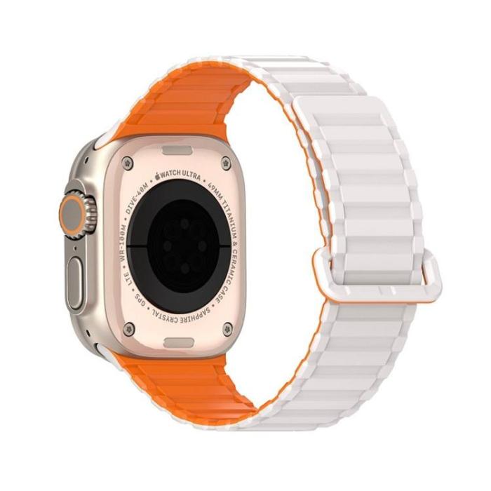 Dux Ducis - Dux Ducis Apple Watch 44/45/46/49mm Armband KJ Nylon - Silver