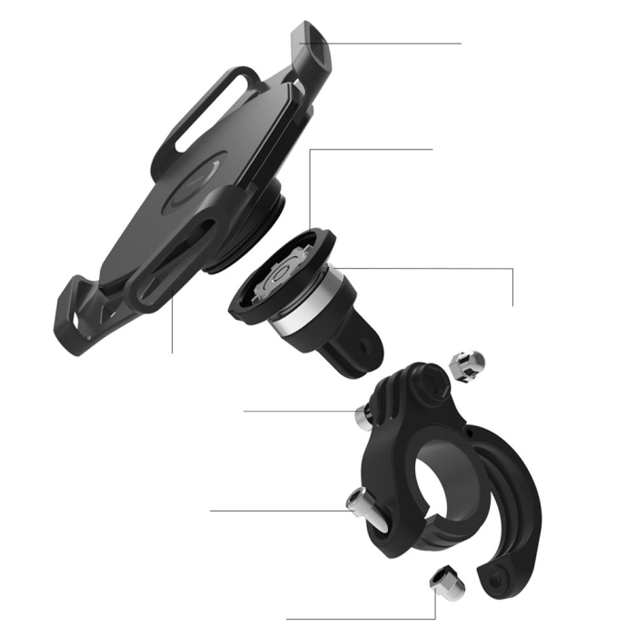 UTGATT1 - Ringke Mobilhållare för Cykel Spider Grip - Svart