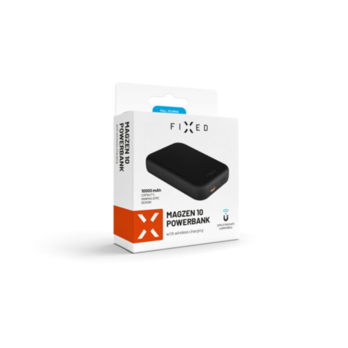 UTGATT1 - Fixed Trådlös Powerbank 10000 mAh MagZen - Svart