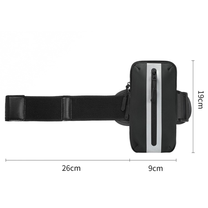OEM - Universalt Sportarmband Vattenresistent - Svart
