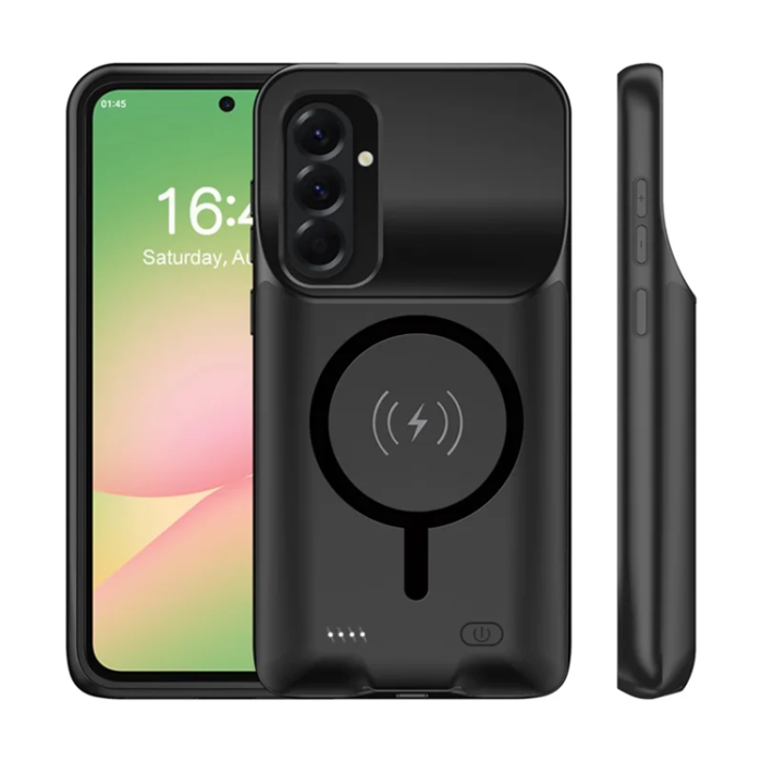 A-One Brand - Galaxy A36/A56 5G Batteriskal Magsafe 6000mAh G10 - Svart