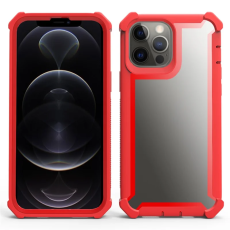 A-One Brand - iPhone 15 Pro Max Mobilskal TPU + PC Shockproof - Röd