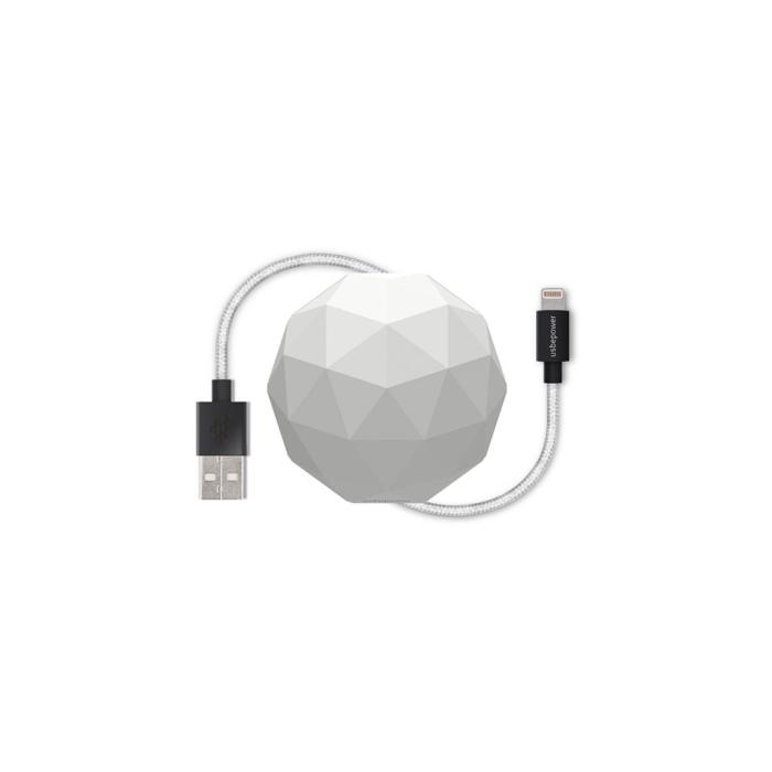Usbepower - Usbepower COSMO - 1,2m Lightningkabel med förvaring
