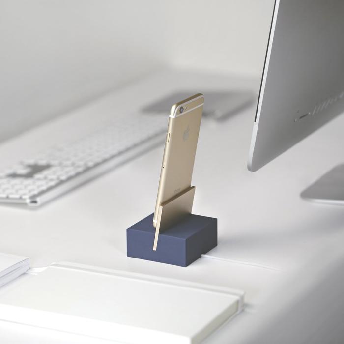 UTGATT5 - Native Union Lightning dock till iPhone & iPad - Blå/Guld