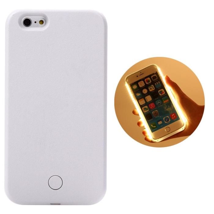 OEM - Selfie skal till iPhone 6/6S - Vit