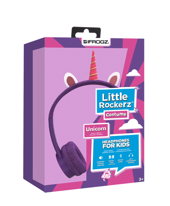 UTGATT5 - iFrogz Little Rockers Costume Headphones Unicorn 2018