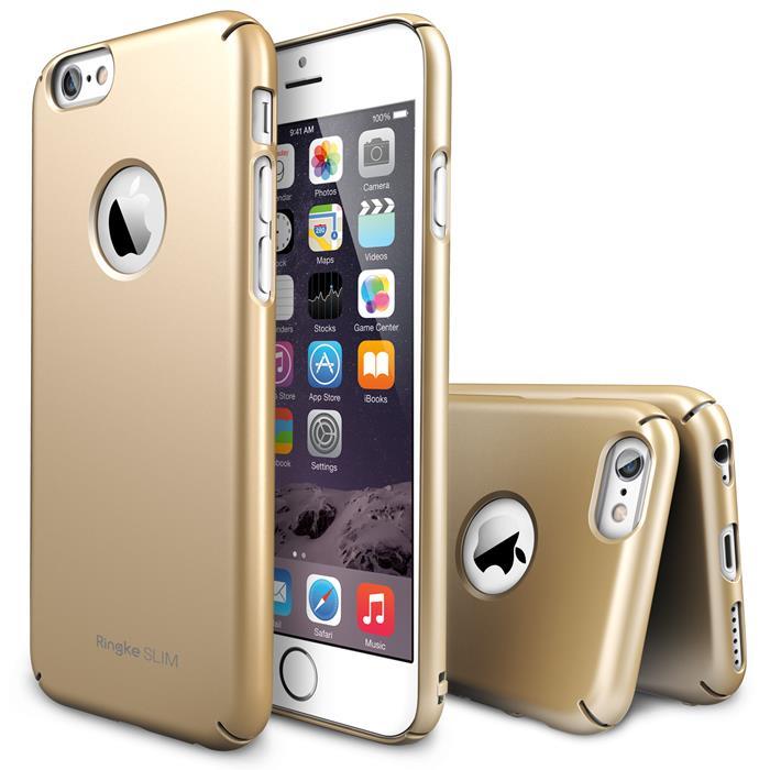 Ringke Logo-Cut Slim Dual Coated Skal till Apple iPhone 6 / 6S (Gold) | 2353 | AlltMobil