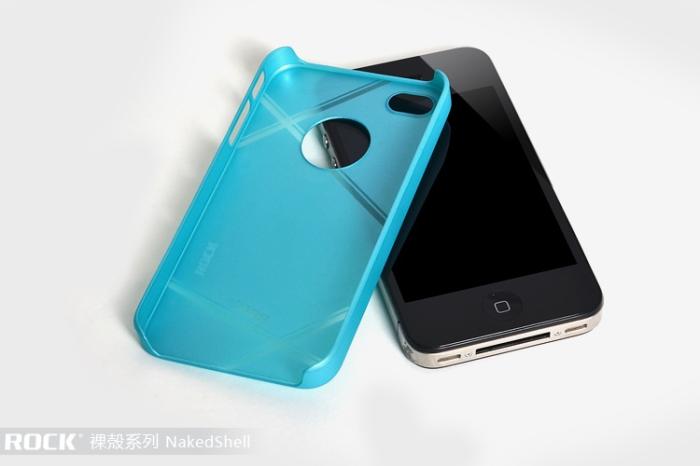 ROCK - Rock NakedShell skal till iPhone 4 och 4S (Vin röd)