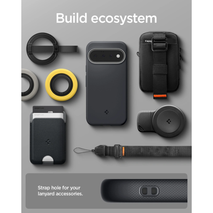 Spigen - Spigen Mobilskal För Google Pixel 11 Magsafe Nano Pop - Svart Sesame