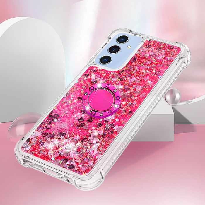 A-One Brand - Galaxy A17/A26 Mobilskal Kickstand Quicksand TPU - Rosa