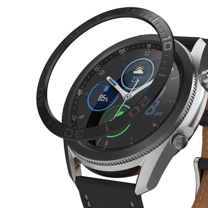 UTGATT1 - Ringke Bezel Styling Samsung Galaxy Watch 3 45mm - Stainless Steel