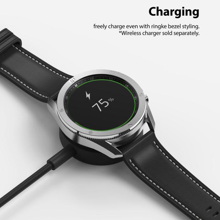 UTGATT1 - Ringke Bezel Styling Samsung Galaxy Watch 3 45mm - Stainless Steel