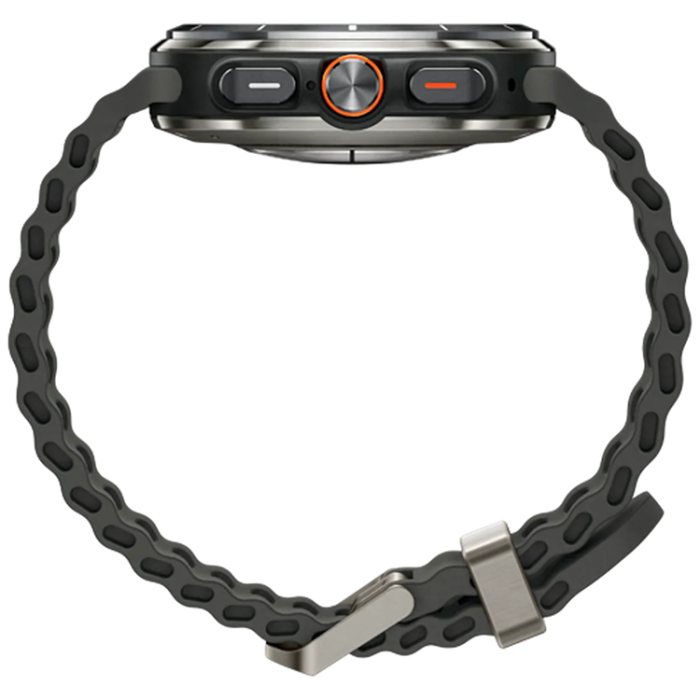 Samsung - Samsung Galaxy Watch Ultra Titanium Silver (Grå Rubber Strap)