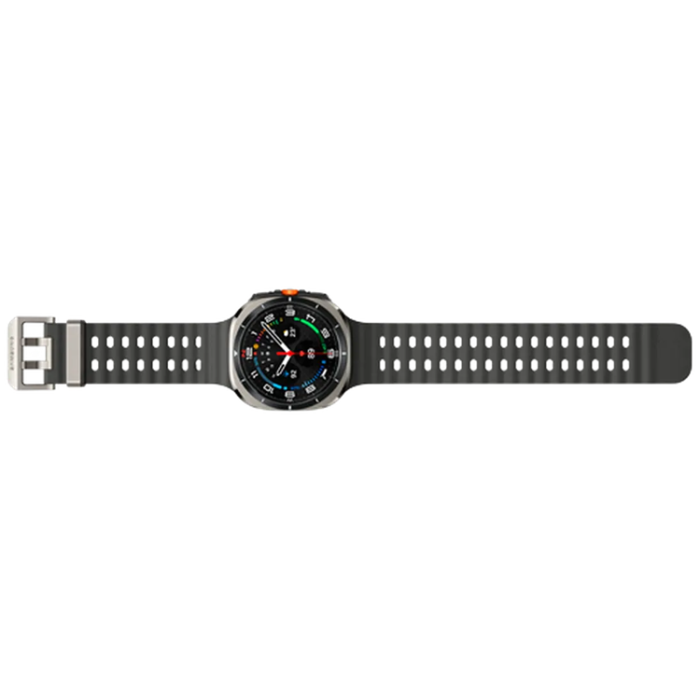 Samsung - Samsung Galaxy Watch Ultra Titanium Silver (Grå Rubber Strap)