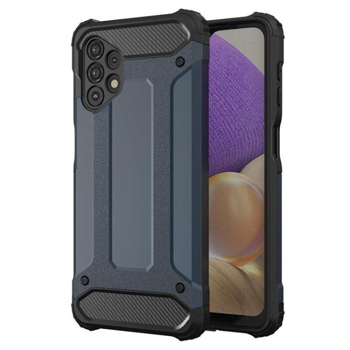 OEM - Galaxy A73 Skal Hybrid Armor Tough Rugged - Blå