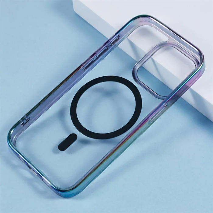 KIGC - KIGC iPhone 15 Pro Mobilskal Magsafe Dazzling Color - Svart