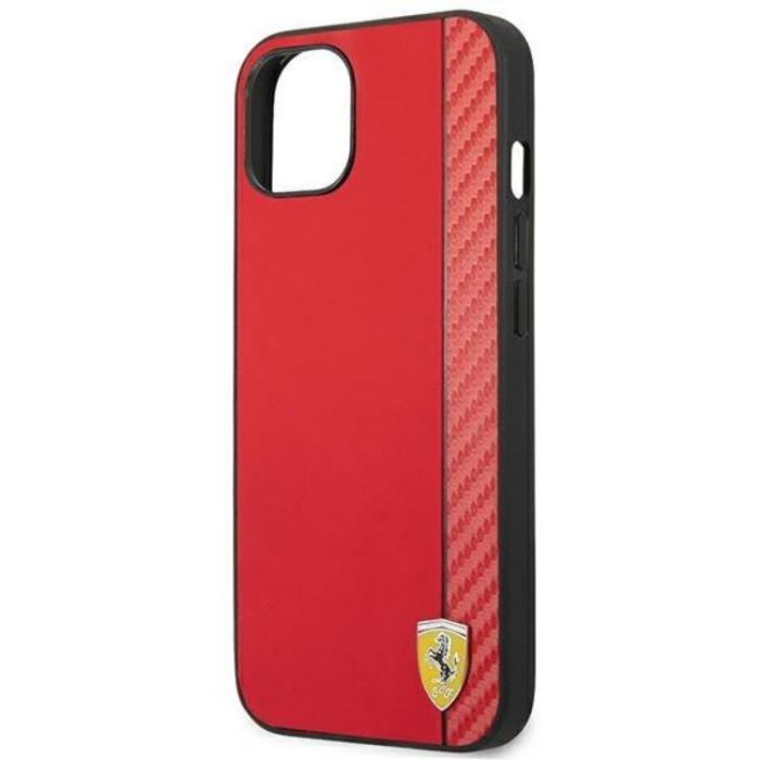 Ferrari - Ferrari iPhone 14 Plus Skal Carbon - Röd