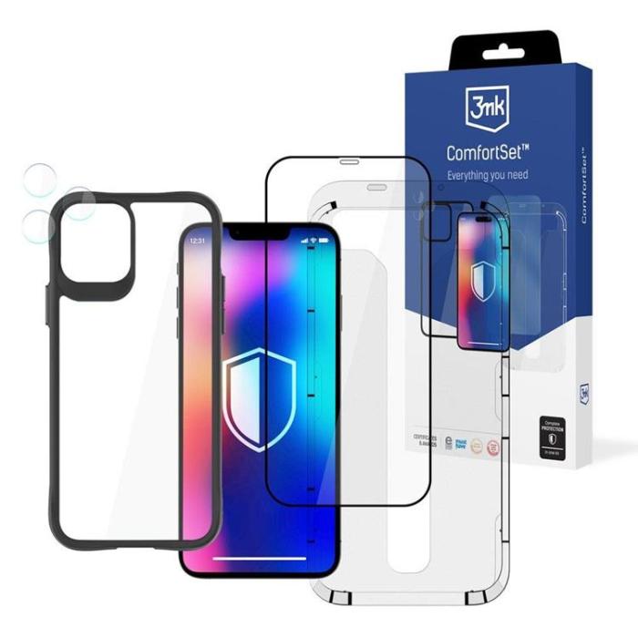 3MK - 3MK [4 PACK] iPhone 12 Skyddspaket Comfort Set