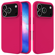 A-One Brand - iPhone 17 Pro Mobilskal Liquid Silikon - Ros