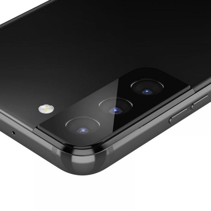 UTGATT - Spigen 2-Pack Kameralinsskydd Galaxy S22/S22 Plus - Svart
