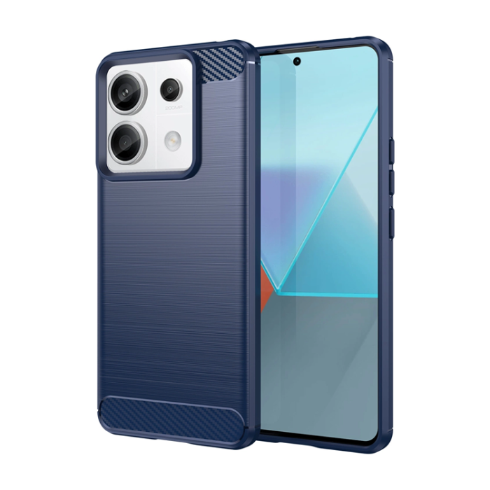 OEM - Xiaomi Redmi Note 13 Pro Plus Mobilskal Carbon - Blå