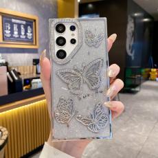 OEM - Mobilskal f&ouml;r Samsung Galaxy S26 Ultra Rhinestones 3D - Silver