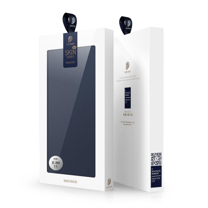 Dux Ducis - Dux Ducis Skin Series Plånboksfodral Xiaomi Mi 11 - Blå