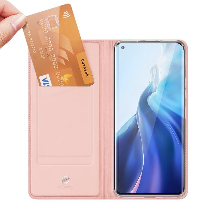 UTGATT1 - Dux Ducis Skin Series Plånboksfodral Xiaomi Mi 11 - Rosa