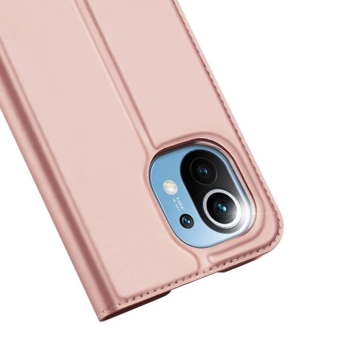 UTGATT1 - Dux Ducis Skin Series Plånboksfodral Xiaomi Mi 11 - Rosa