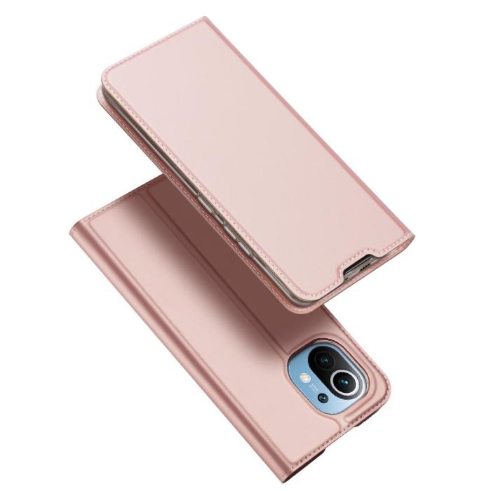 UTGATT1 - Dux Ducis Skin Series Plånboksfodral Xiaomi Mi 11 - Rosa