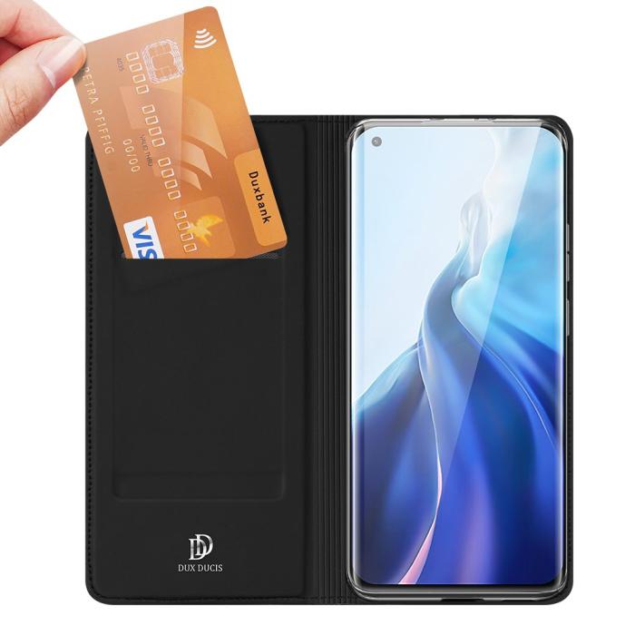 UTGATT1 - Dux Ducis Skin Series Plånboksfodral Xiaomi Mi 11 - Svart
