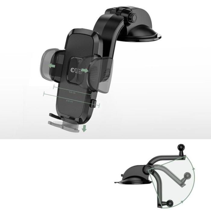 UTGATT - Tech-Protect V3 Universal Bilhållare instrumentbräda - Svart