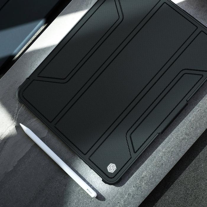 UTGATT1 - Nillkin Bumper Läder Case Pro Fodral iPad Pro 12.9 '' 2021/2020 - Svart