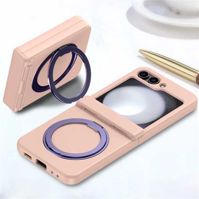 A-One Brand - Galaxy Z Flip 7 Mobilskal Magsafe Spring Hinge - Rosa