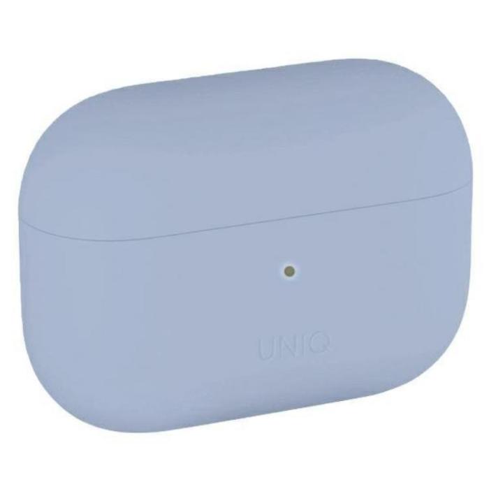 UNIQ - UNIQ AirPods Pro Skal Lino Silicone - Arctic Blå