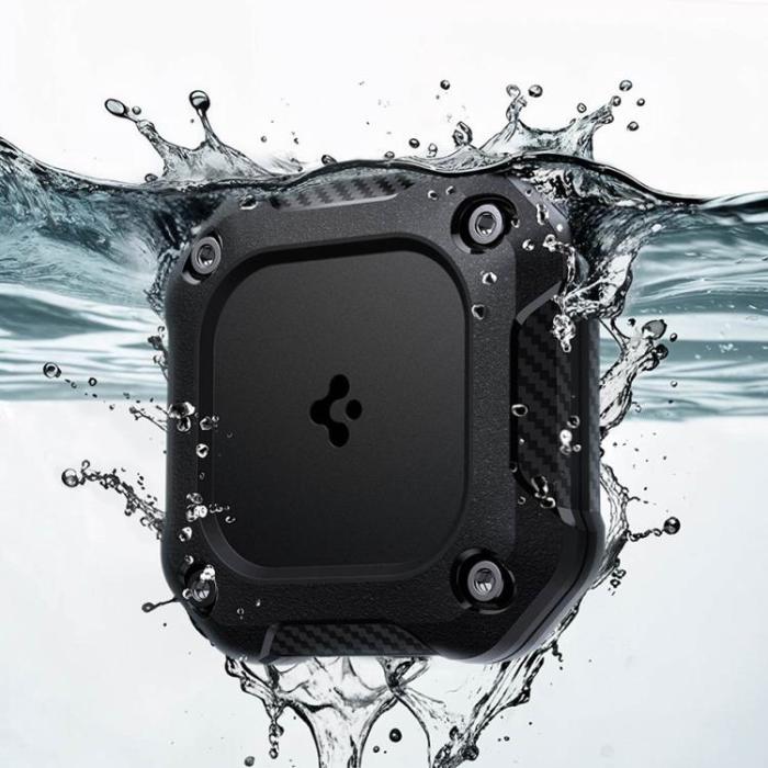 Spigen - Spigen Apple Airtag 1/2 Skal Tough Armor - Svart