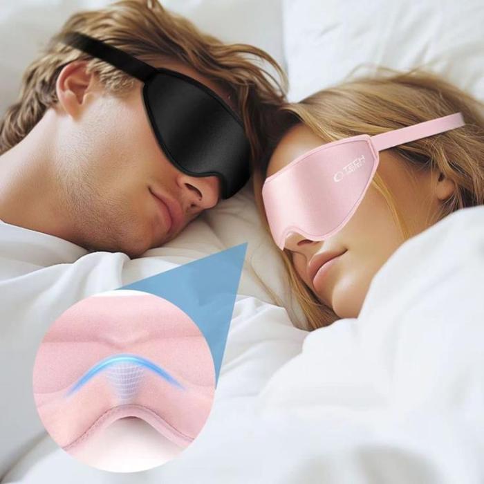 Tech-Protect - Tech-Protect Eyeshade Sömnmask - Baby Rosa