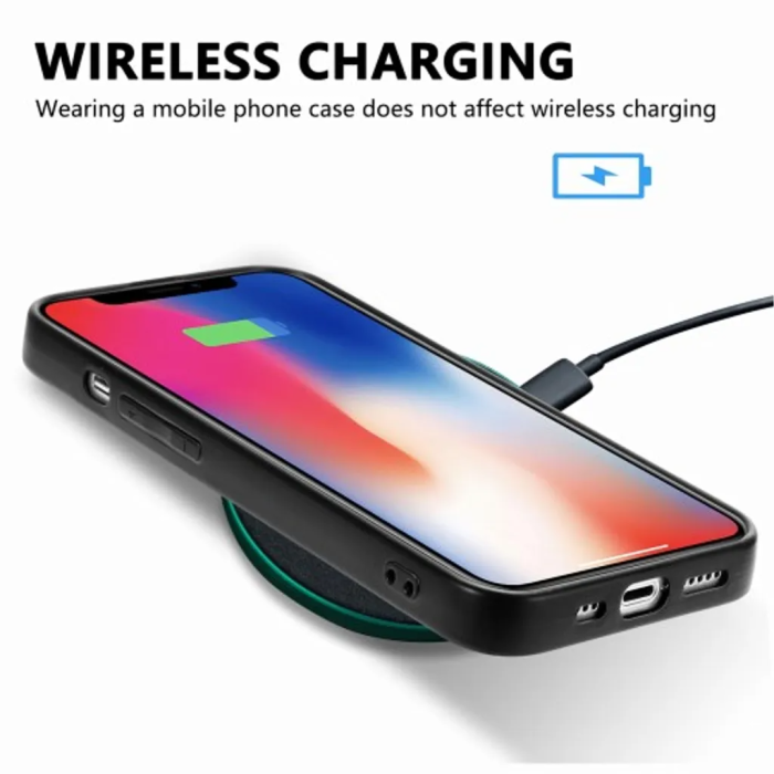 Taltech - iPhone 15 Plus Mobilskal PU-läder - Röd