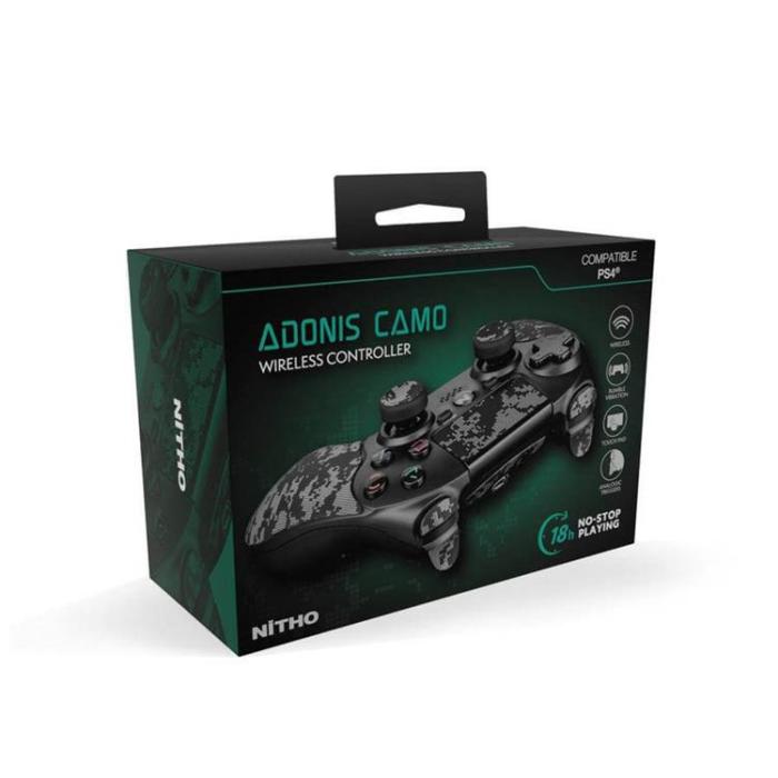 UTGATT1 - NITHO Handkontroll Adonis BT Camo PS4 PS3 PC