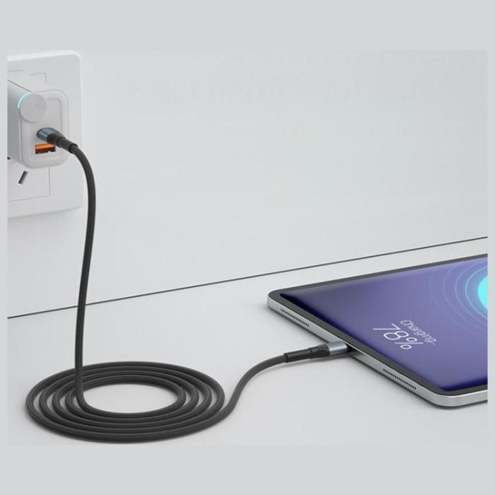 3MK - 3MK USB-C till USB-C 100W kabel 20V/5A 1m N-SERIES Hyper - Svart