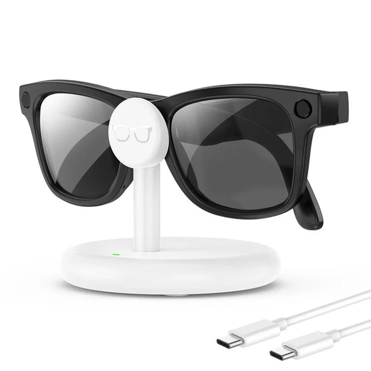 Laddningsställ AR Smart Glasögon För Ray-Ban Meta - Vit