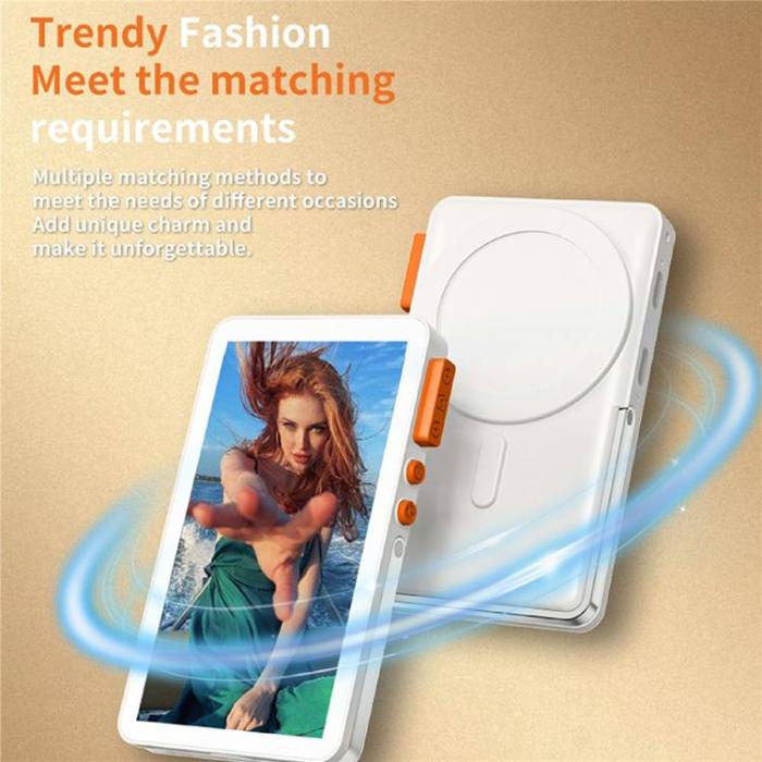 OEM - 8in1 Multifunktionell Mobilselfie Livestreaming Skärmspeglingsenhet X40F - Vit