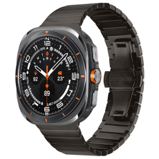 A-One Brand - Galaxy Watch Ultra (47mm) Armband Stainless Steel - Mörkgrå