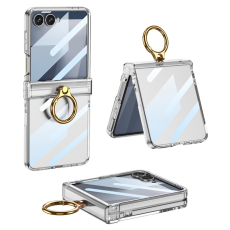 GKK - GKK Galaxy Z Flip 7 Mobilskal Ultratunt Ringstöd - Transparent