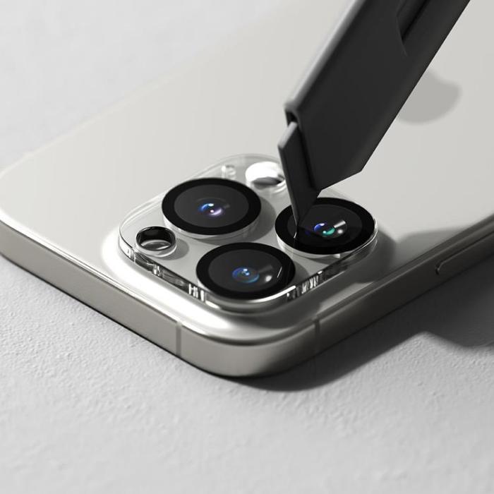 Ringke - [2-Pack] Ringke iPhone 16 Pro/16 Pro Max Kameralinsskydd Härdat glas - Clear