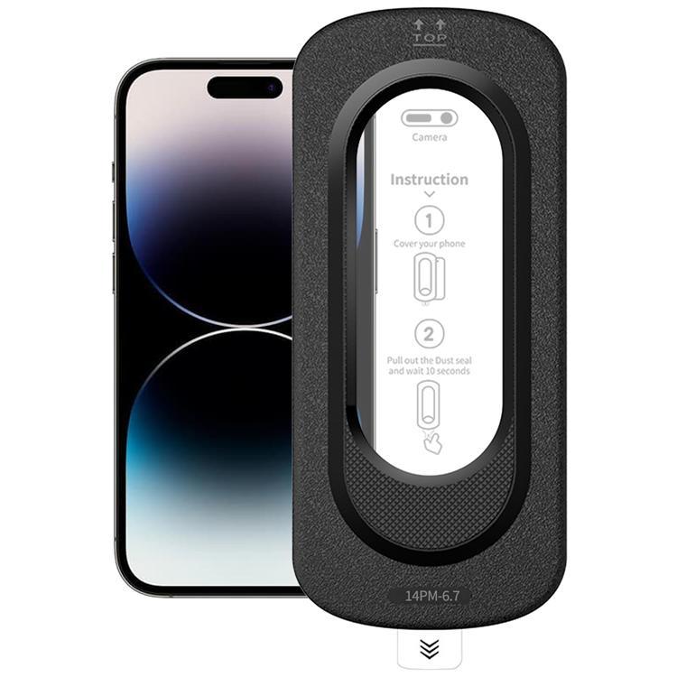 Härdat glas Skärmskydd För Apple iPhone 14 Pro Max med Installationsverktyg | 5468 | AlltMobil