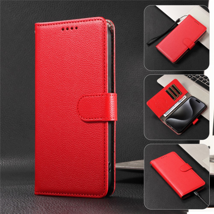 A-One Brand - iPhone 17 Pro Max Plånboksfodral RFID Blocking med Handledsrem