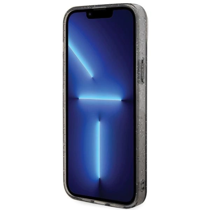 KARL LAGERFELD - KARL LAGERFELD iPhone 15 Plus Mobilskal Magsafe Glitter - Svart