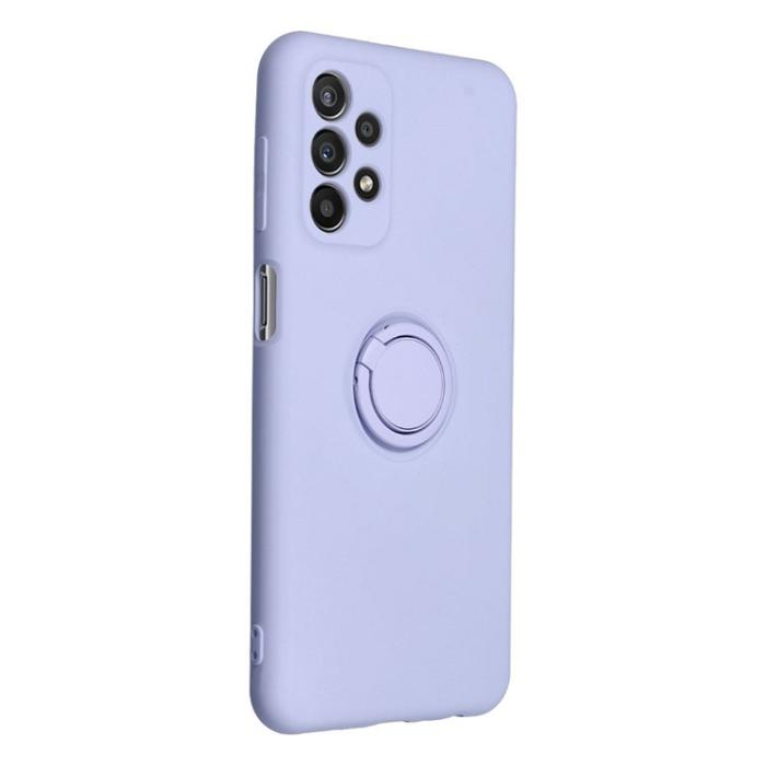 OEM - Galaxy S23 FE Mobilskal Ringhållare Silikon - Lila