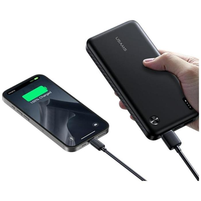 USAMS - USAMS Powerbank 10000mAh 2xUSB-A 1xUSB-C PB83